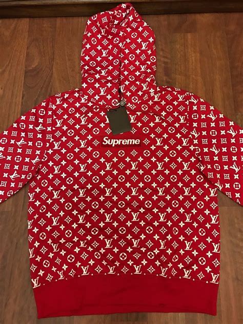 sudadera louis vuitton supreme|Louis Vuitton sweatshirt.